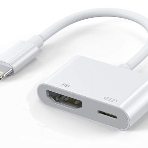 MICROWARE HDTV Cable for iPhone 8 Pin to HDMI VGA 1080P 4k 30Hz Video Audio Photo Computer Cord Laptop TV Projector Accessories for iPhone